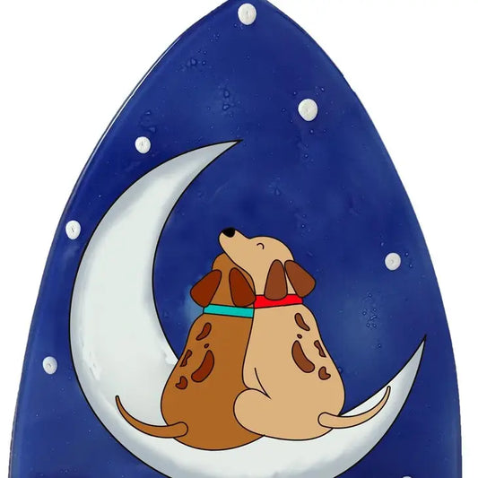 Dogs on The Moon Night Light