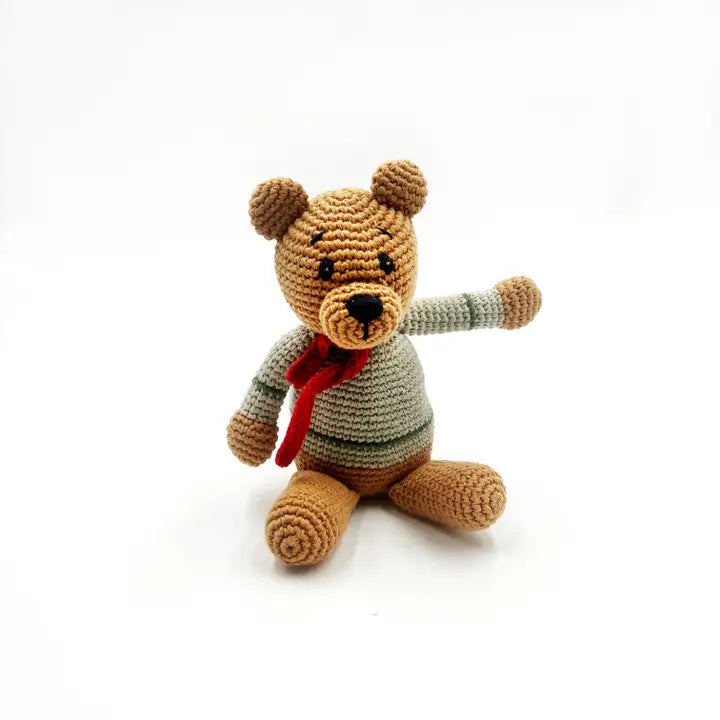 Knitted Teddy Bear Stuffed Animal