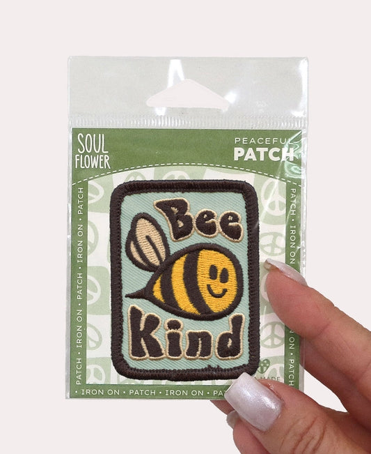 Bee Kind Iron-on Patch