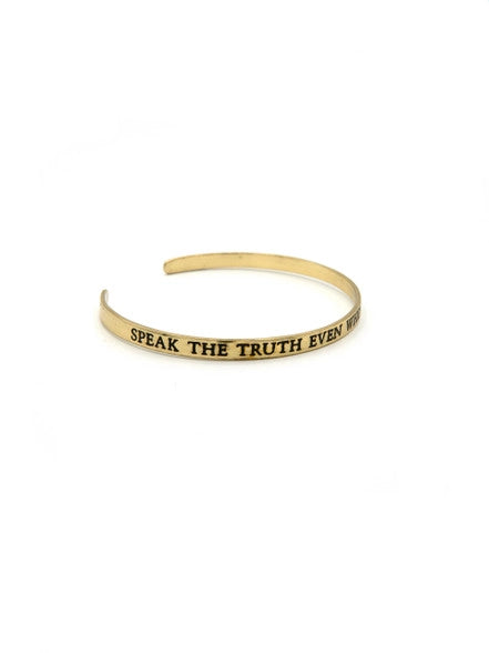 Speak The Truth Cuff