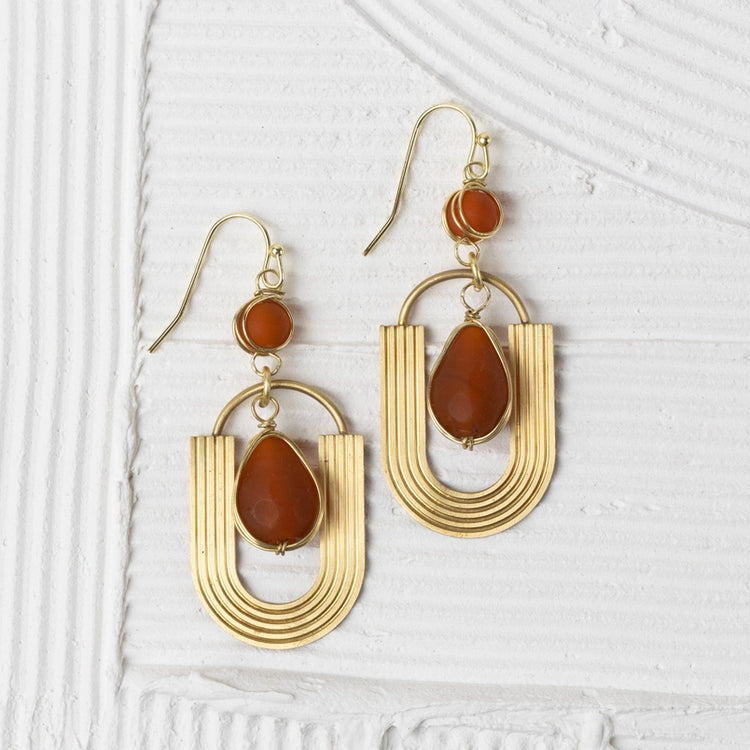 Adi Retro Drop Earrings