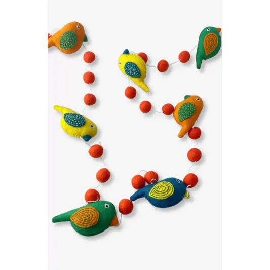 Felt Jungle Bird Garland