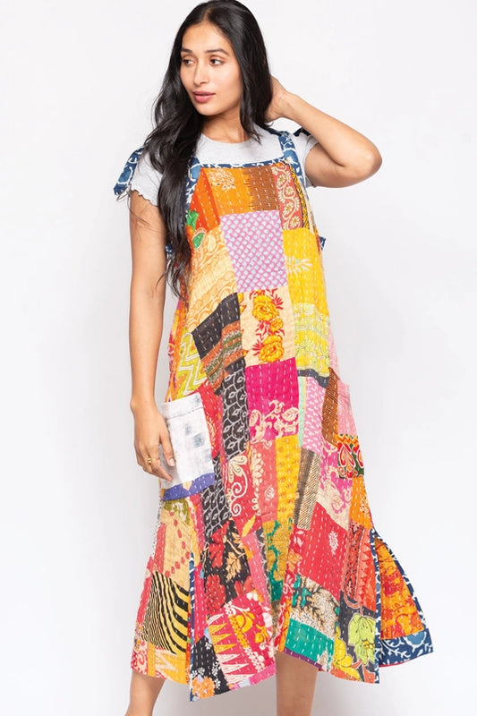 Reversible Kantha Cotton Sundress