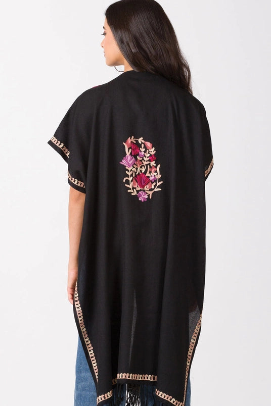 Taisha Rose Embroidered Caftan