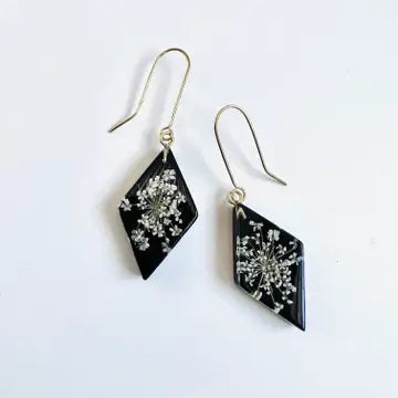 Rhombus Queen Anne Earrings