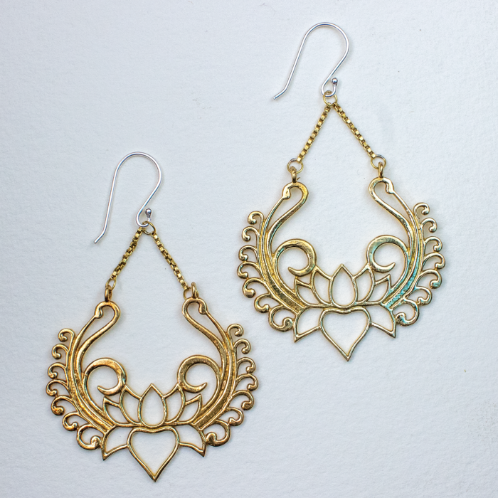 Earring Blooming Lotus