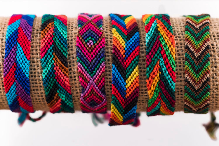 Fair Trade Wide Silk Friendship Bracelet – Lucia's World Emporium
