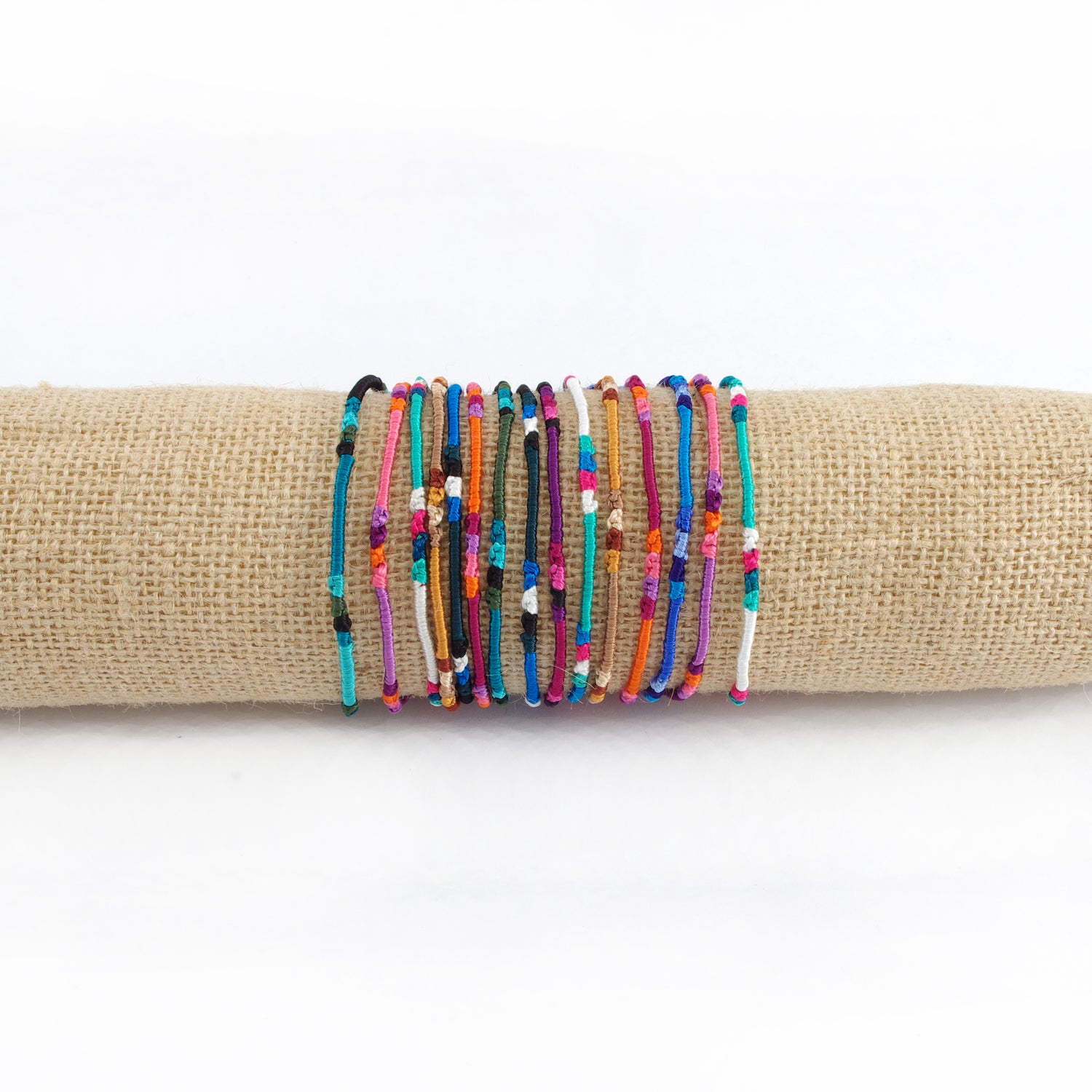 Fair Trade Handmade Glass Bead Tube Bracelets Mix Match By AURA QUE |  notonthehighstreet.com