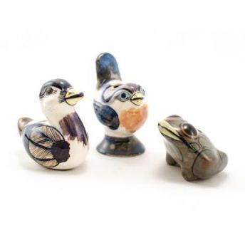 Lucia's World Emporium Fair Trade Handmade Ceramic Animal Toothpick Holders