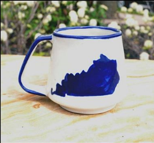 Lucia's World Emporium Fair Trade Handmade Ceramic Kentucky Mug from Guatemala